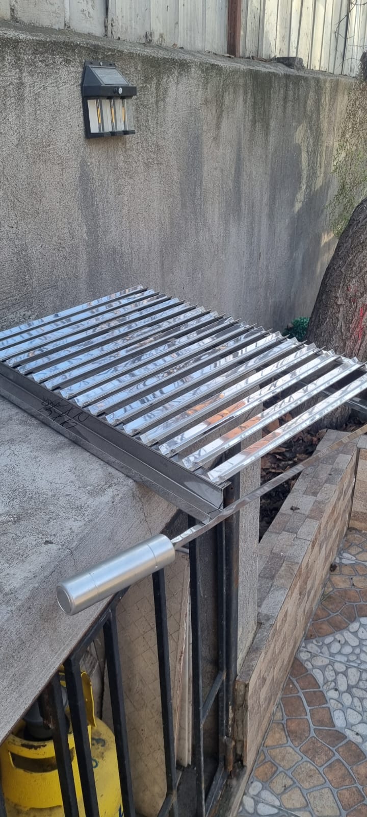 grilla tipo argentina modular en inox