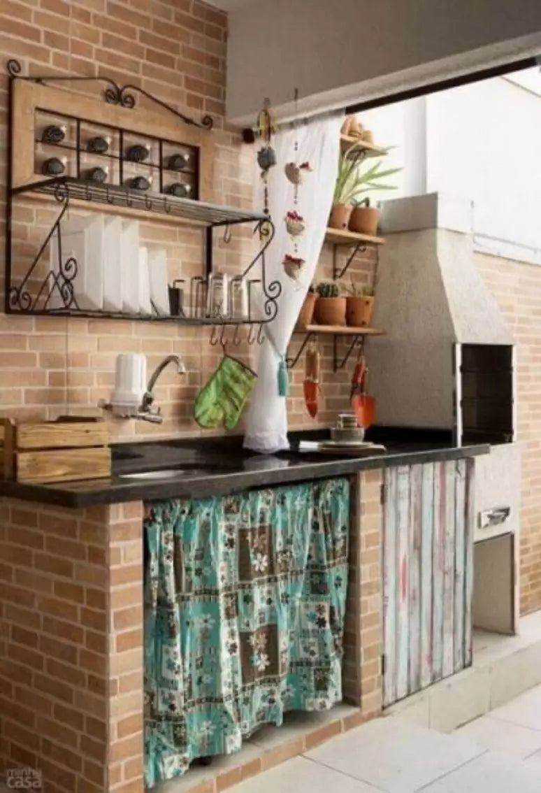 Asador para quincho Fortaleza de concreto pre formado
